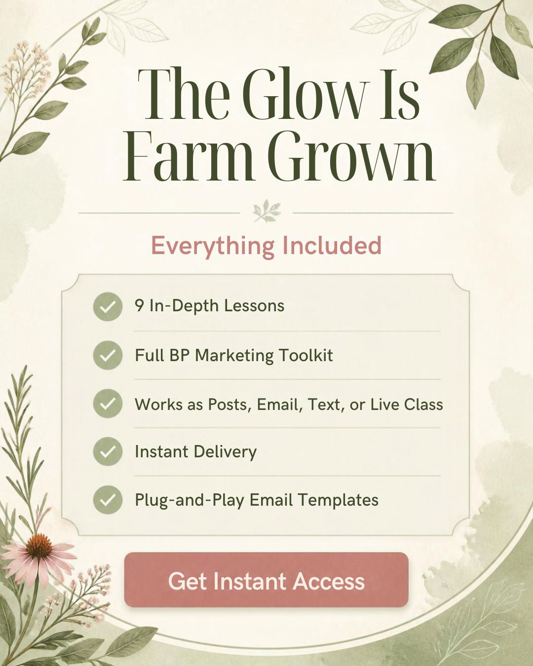 Your Glow Is Farm Grown Skincare Class