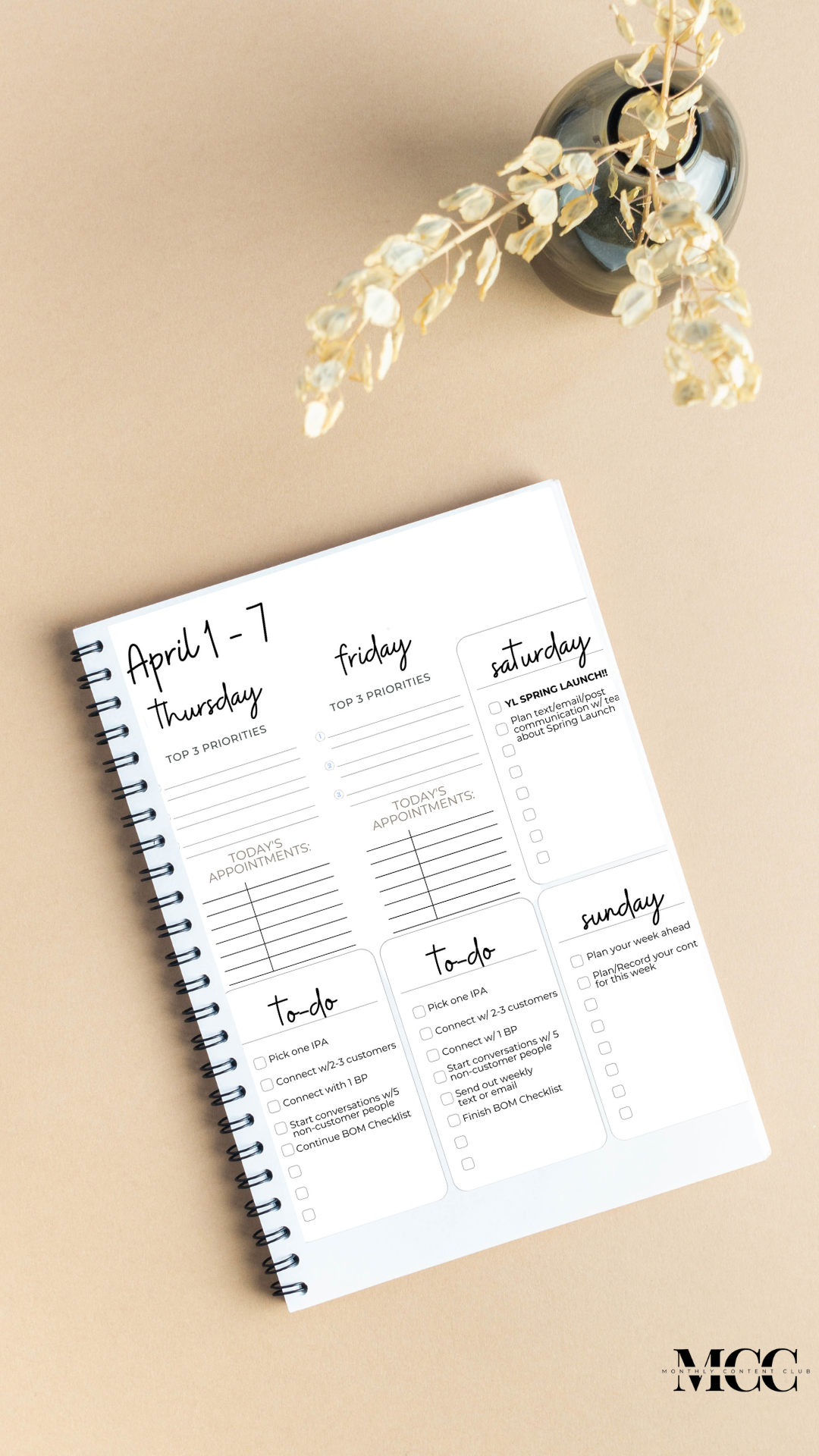 The Monthly Content Planner - 33% off!