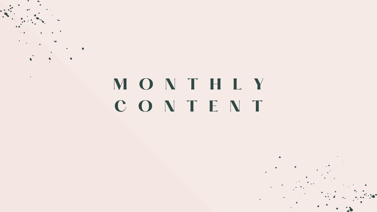 Monthly Content Club Subscription - Get Oiling Resources Included!